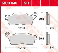TRW Kit pastiglie freni MCB848SH – sinterizzate per freno a disco