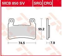 Trw Pastiglie Freno Sinterizzate Mcb850sv