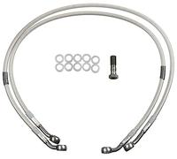 TRW MCH108V2 Kit flessibile freno con rivestimento trasparente con vite cava doppia Stalflex con vite cava titanio