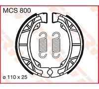 TRW MCS800 BRAKE SHOES STANDARD PIAGGIO ZIP 50 FAST RIDER 1996