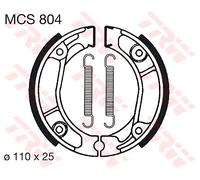 TRW MCS804 BRAKE SHOES STANDARD HONDA CLR 125 CITYFLY 1999