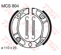 TRW MCS804 BRAKE SHOES STANDARD HONDA MTX 125 RW 1987