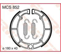 TRW MCS852 BRAKE SHOES STANDARD KAWASAKI ZL 600 ELIMINATOR 1987
