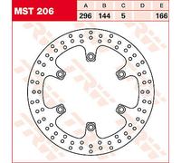 Disco freno TRW MST206, 1 Pezzo