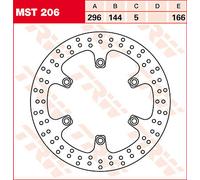 Disco freno TRW MST206, 1 Pezzo