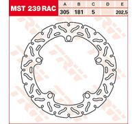 TRW MST239RAC BRAKE ROTOR FIXED 305 RAC-DESIGN BMW R 1200 GS 2009