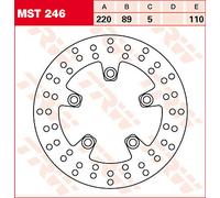 Disco freno TRW MST246, 1 Pezzo
