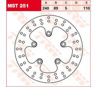 Disco freno TRW MST251, 1 Pezzo