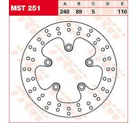 TRW MST251 Disco freno Posteriore 240mm