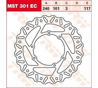 Disco freno TRW MST301, 1 Pezzo