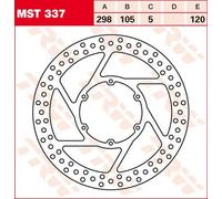 TRW MST337 DISCHI FRENO BMW G 650 GS ABS 2016