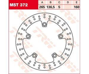 TRW MST372 DISCHI FRENO BMW R NINE T ABS URBAN G/S 2022