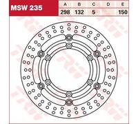 TRW Lucas Dischi Freno MSW235,DIAM.298 MM,FLOTT.
