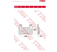 TRW Past.fr. TRW Performance Comfort (PC) ANTERIORE, MCB 819 PC