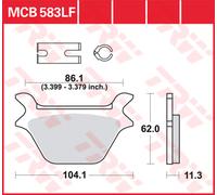TRW Past.fr. TRW Performance Comfort (PC) POSTERIORE, MCB 583 PC