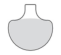 TRW Pastiglie Freni Organiche per Frontale Harley-Davidson Big-Twin, XL 84-99