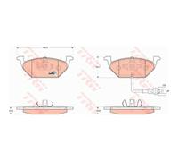 TRW Pastiglie Freni per VW Up 121 122 BL1 BL2 1.0 Golf V 1K1 1.4 16V 1.6
