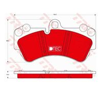 TRW Pastiglie Freno GDB1547DTE Ceppi Freno per Porsche Cayenne 955