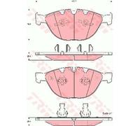 TRW Pastiglie Freno GDB1558 Ceppi Freno per Rolls-Royce Phantom VII Coupé RR3