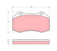 TRW Pastiglie Freno GDB1606 Renault Clio iii (2005->) 2,0 - 145kw 197cv 16v