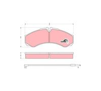 TRW Pastiglie Freno GDB1609 Renault Master ii maxi phase 2 furgone (2004->) 3,0