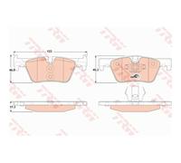 TRW GDB1919 Kit pastiglie freno, Freno a disco per BMW