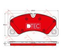 TRW Pastiglie Freno GDB1969DTE Ceppi Freno per Porsche Cayenne 92A