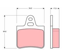 TRW Pastiglie Freno GDB263 Citroen Bx break (1985->) 1,1 - 42kw 57cv 11