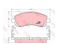 TRW Pastiglie Freno GDB3205 Ceppi Freno per Subaru Legacy III Station Wagon