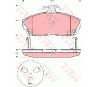 TRW Pastiglie Freno GDB3267 Ceppi Freno per Honda VII Civic Hatchback Ue EP Ev