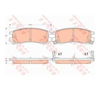 TRW Pastiglie Freno GDB4098 Ceppi Freno per Pontiac Trans Sport