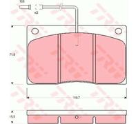 TRW Pastiglie Freno GDB443 Ceppi Freno per Renault Master I Pritsche/Telaio P __