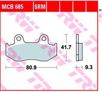 TRW Pastiglie Freno Organiche MCB 685