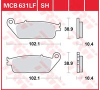 Set di pastiglie freno TRW MCB631