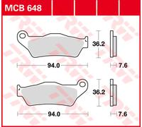 TRW Pastiglie Freno Sinter. Con Abe MCB 648 SH