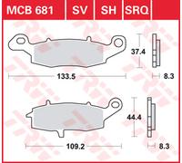 TRW Pastiglie Freno Sinter. Con Abe MCB 681 SV