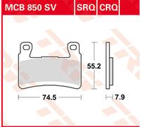 TRW MCB850SV Kit pastiglie freni