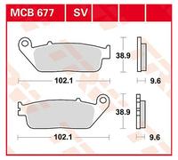 TRW Pastiglie Freno Sinter. Con Abe POSTERIORE MCB 677 SH