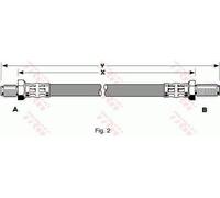 TRW PHC137 Tubo freno per FORD ESCORT IV (GAF, AWF, ABFT)