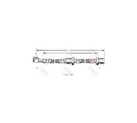 TRW PHD213 Flessibile del freno