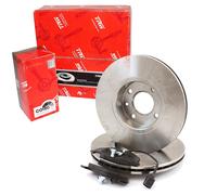 TRW Set Dischi Freno anteriore ventilato + Pastiglie freno per Opel Vauxhall