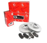 TRW Set Freni Dischi Freno Anteriori Ventilati + Pastiglie per Audi VW