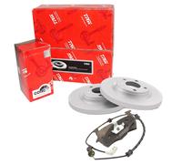 TRW Set Freni Dischi Pieno Frontale + Pastiglie per Renault Clio I 19