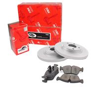 TRW Set Freni Dischi Pieno Posteriore + Pastiglie per Renault Clio (III