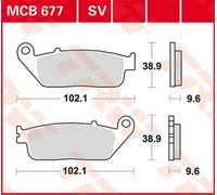 TRW ZF PASTIGLIE FRENO KH196 SINTER STREET POSTERIORI