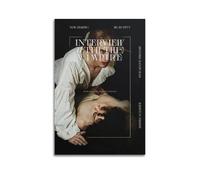 TRWHRYERYRH Intervista con il film Vampiro - 3 poster estetici da parete, decorazione artistica da parete vintage, su tela, per soggiorno e camera da letto, 50 x 75 cm, senza cornice