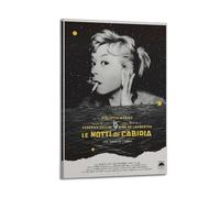 TRWHRYERYRH Nino Rota Le Notti Di Cabiria - Poster estetico da parete, decorazione artistica da parete, stile vintage, su tela, per soggiorno e camera da letto, 20 x 30 cm, con cornice