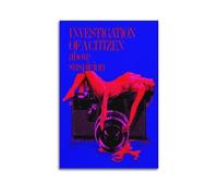 TRWHRYERYRH Stampa artistica da parete con scritta "Investigation of A Citizen Above Suspicion", poster decorativo da parete, stile vintage, per soggiorno, camera da letto, 30 x 45 cm, senza cornice