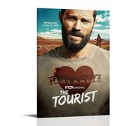 TRWHRYERYRH The Tourist Posters - Poster decorativo da parete su tela, stile vintage, per soggiorno, camera da letto, 50 x 75 cm, con cornice
