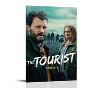 TRWHRYERYRH The Tourist Posters - Poster decorativo da parete su tela, stile vintage, per soggiorno, camera da letto, 50 x 75 cm, con cornice